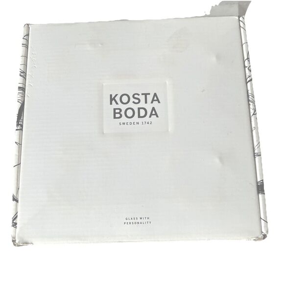 KOSTA BODA Ann Wolff Snowball Candle Holders Votive 4 pc Set L SWEDEN With Box - Picture 5 of 11